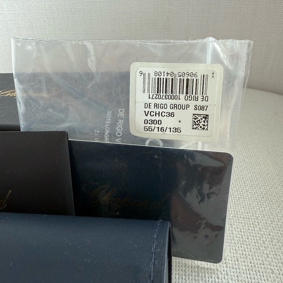 CHOPARD SUNGLASSES SCHC83S 300 F99 WOMEN METAL GREY WITH CASE - Picture 4 of 9